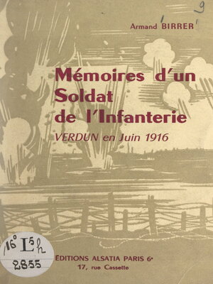cover image of Mémoires d'un soldat de l'Infanterie